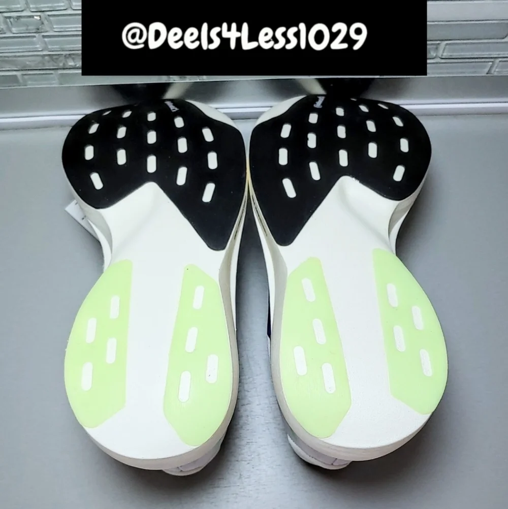 Adidas Adizero Evo SL Running Womens White Purple Burst Lime